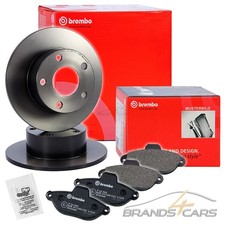 BREMBO COATED BREMSSCHEIBEN Ø259 VOLL+BELÄGE HINTEN FÜR MINI CABRIO R52 BJ 04-06