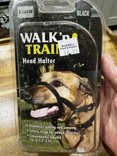 Coastal Pet X Large Walk'n Train Dog Head Halter Black-NIP