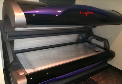 Ergoline 500 Classic Softgrey Profi Solarium Sonnenbank             Porta de sol