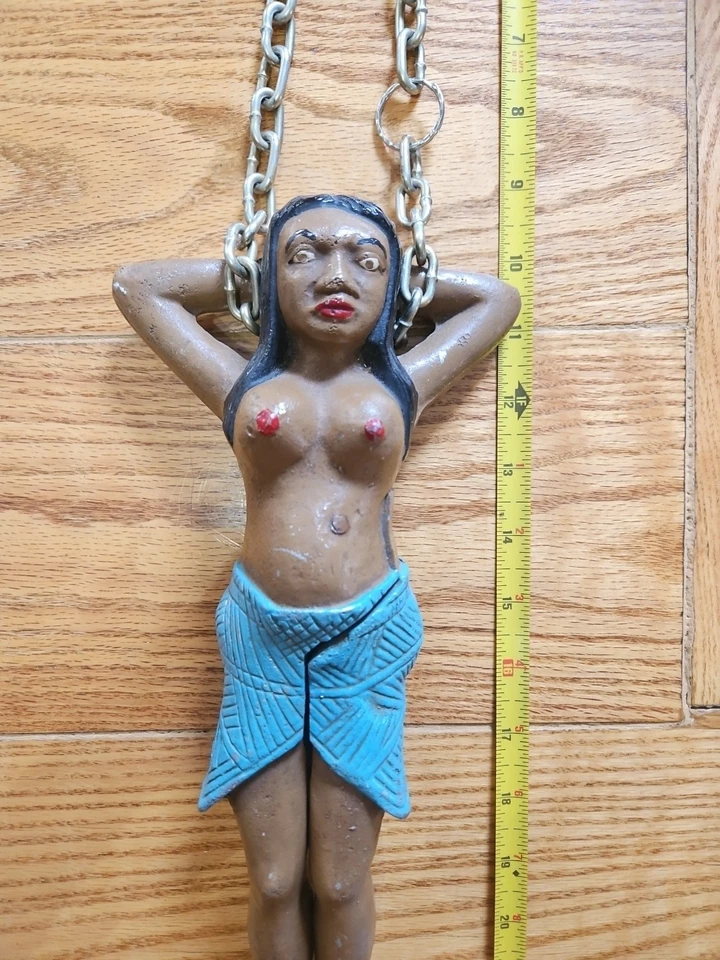 Cast Metal Woman Hanging Nut Cracker - Image 2 of 4