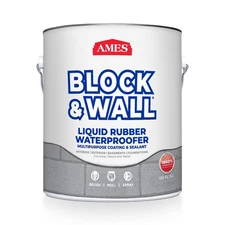 Block  Wall Liquid Rubber Waterproofer Multipurpose Coating  Sealant 1 Gallon