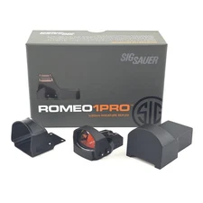 Sig Sauer ROMEO1PRO 1x30mm 3 MOA Reflex Red Dot Sight w/ Shroud, Black  SOR1P100