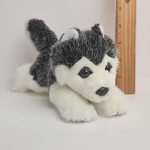 Siberian Husky Blue Eyes Dog Plush Stuffed Animal House Puppy Wolf 8" Small