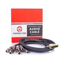 Vintage King Project Series db25 - XLRF 10ft Cable