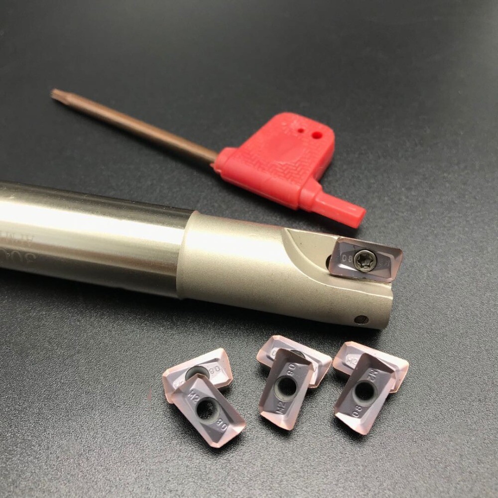 Tenlacum BAP300R 16 150 C16 2T CNC Taglio Spalla Ad Angolo Retto Fresa Gambo Adatto Per Inserti In Carburo APMT1135 (BAP300R 16 150 C16 2T