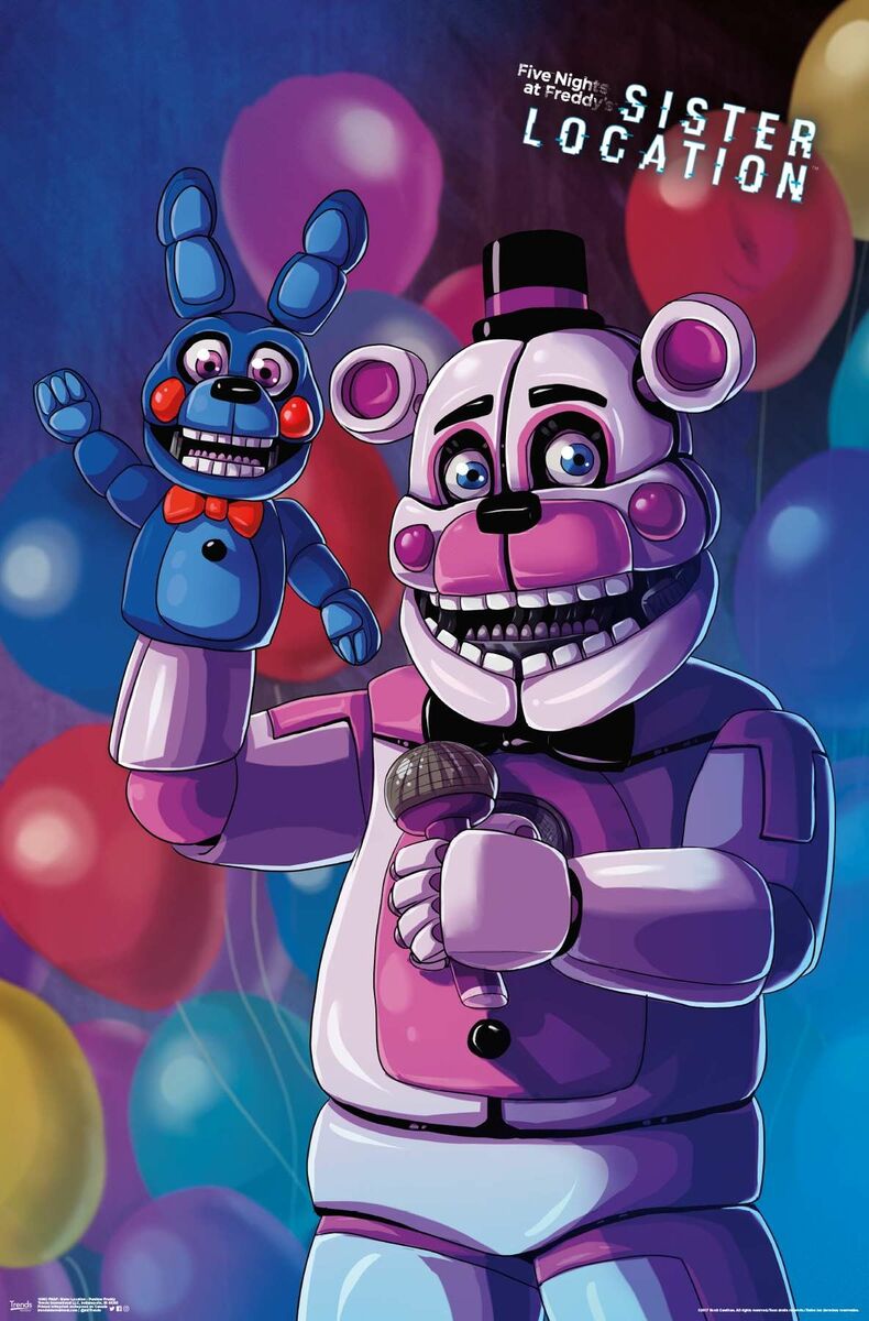 fnaf 1 and sister location - online puzzle