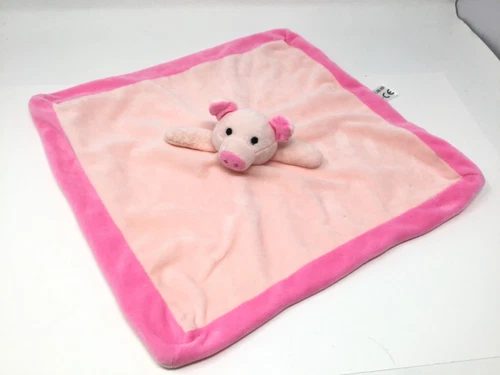 Pink Pig Lovey Security Blanket Cute!