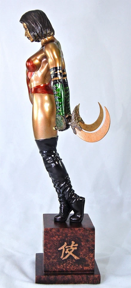 ESTATUA KABUKI IMITACIÓN BRONCE VERSIÓN CS MOORE ESCALA 1/6 NUEVO Foto 4 de 4