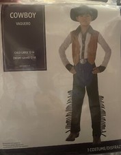 COWBOY COUNTRY HALLOWEEN COSTUME Size: CHILD LARGE 12-14 New
