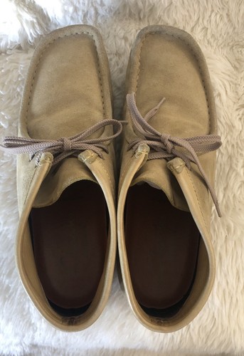 CLARKS Wallabee Boot MAPLE SUEDE Classic Boots 26133283 Men’s 10 - Picture 7 of 10