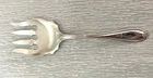 Vtg. International Sterling Silver "Knight's head" Meat/Serving Fork 8.5"