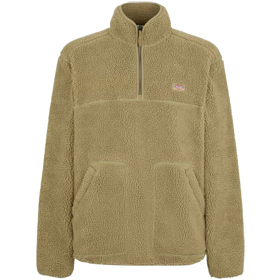 Dickies Mount Hope Hombre Chaqueta Polar Sudadera Teddyfleece Caqui Verde Nuevo - Imagen 2 de 3