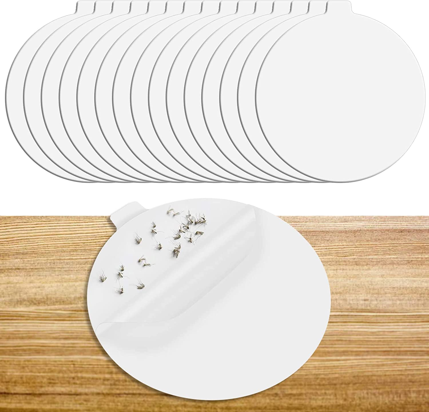 15PCS Flea Trap Refills, 7.1 in Flea Trap Refill Discs Replacement Glue Boards F