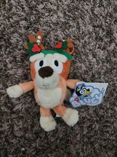 Bluey - Reindeer Bingo Christmas Plush Backpack Clip