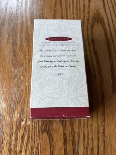 Hallmark Ornament 1956 Ford Thunderbird Classic American Cars 3rd #3 Series - Bild 8 von 8