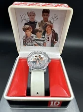 1D One Direction Band Watch W/Rhinestones Display Box 2012 NEW Need Battery