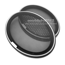 2x For 6x9 inch Speaker Cover 6"x9" Audio Decorative Circle Metal Mesh Grill 4