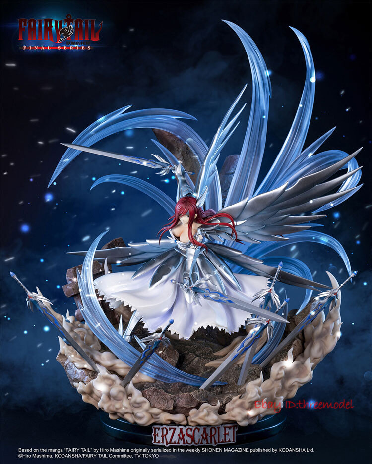 Jiangtanashe 1/6 FAIRY TAIL Erza Scarlet Resin Painted Statue IN