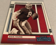 2021 Contenders Football Steve Young San Francisco 49ers Legendary Contenders