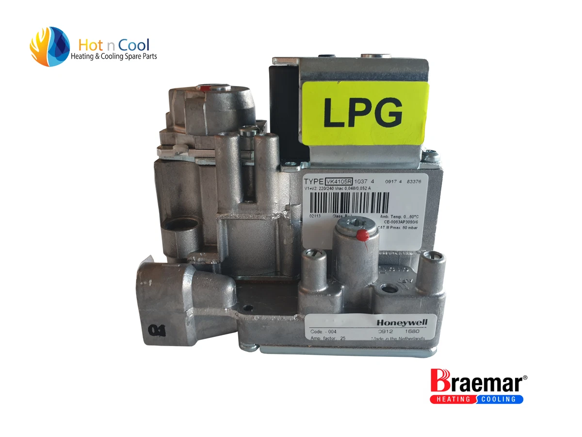 Genuine Braemar Ducted Heater LPG Gas Valve VK4105R Honeywell # 629919 |  eBay
