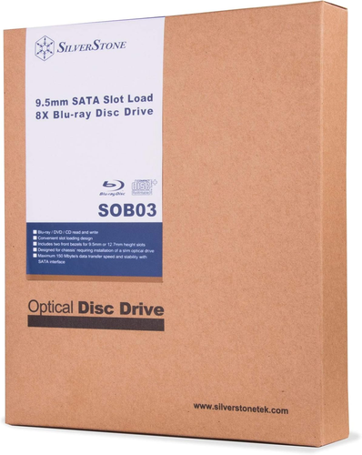 SOB03 9.5mm Slim Slot-Loading 8X Blu-Ray Drive for CD/DVD/Blu-Ray Read/Write - Afbeelding 10 van 12