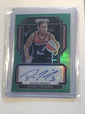 Diana Taurasi Auto 2022 WNBA Prizm Green Prizm Parallel Phoenix Mercury 