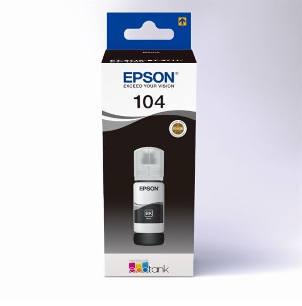 EPS104BK EPSON 104 BLACK (C13T00P140) - CARTUCCIA ORIGINALE EPS104 - Immagine 2