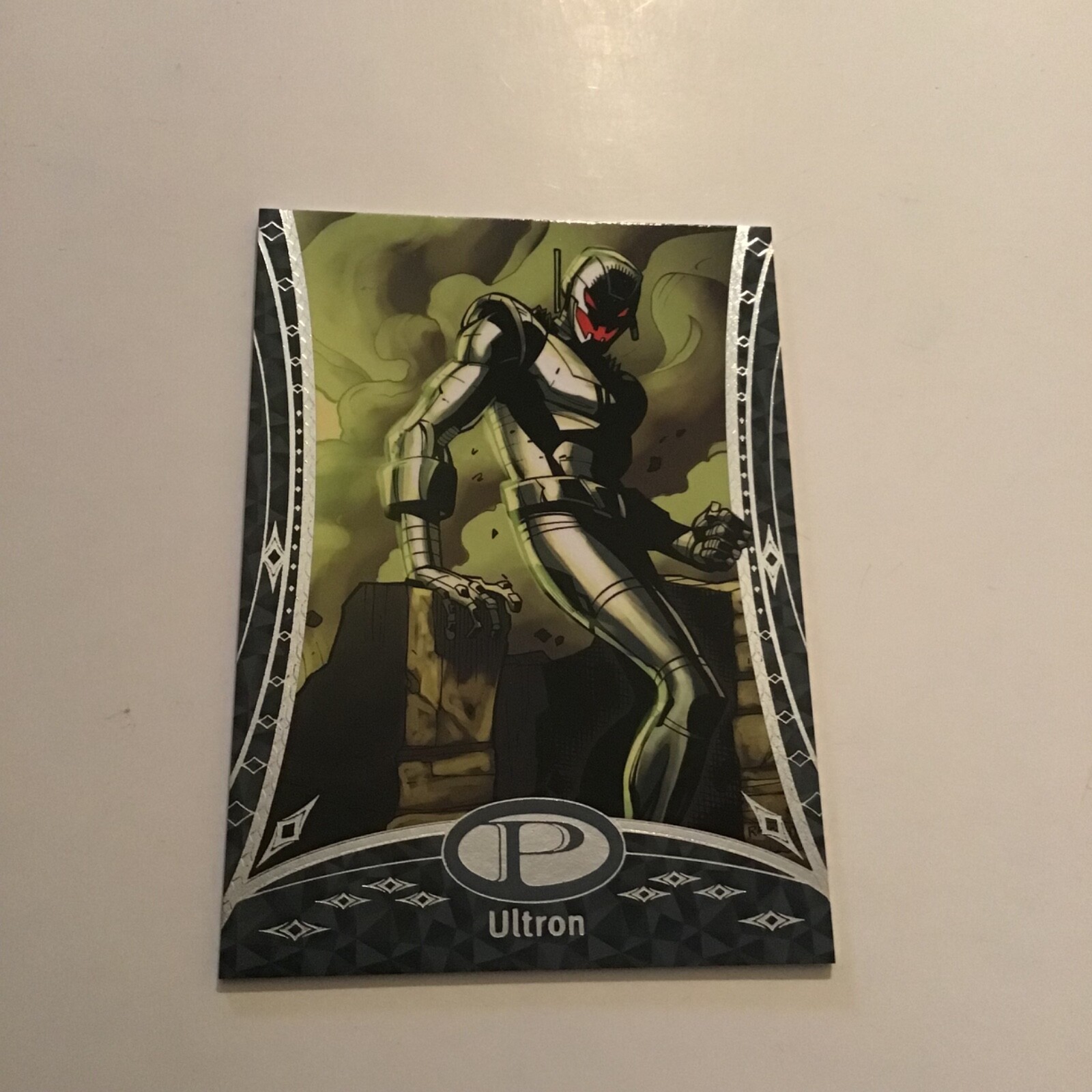 2014 Marvel Premier SILVER base Ultron      #/199 card 50