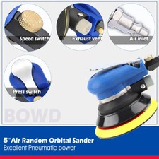 Utoolmart - Disco De Lija Para Lijadora Orbital Aleatoria (217 Mm De Diámetro, 80 Granos, 10