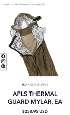 USMC USGI APLS Thermal Guard Mylar Tactical Litter