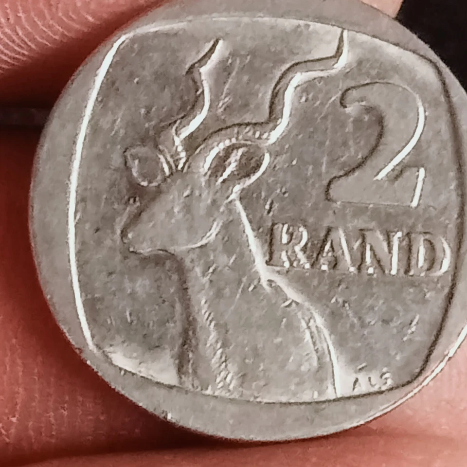 2 Rand Sudáfrica 1989... raro... para coleccionista Foto 4 de 4