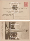 ITALY POSTCARD 10 CENT.  VAULTED HONORS 1/9/1927 - NEW