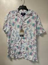 NWT Chubbies The Year Round Summer Button Down Rayon Sunday Shirt XL