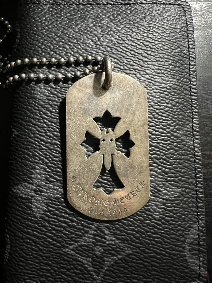 アクセサリー D&G cross dog tag leather necklace Dolce & Gabbana Dog Tag Cross Stainless Pendant Leather