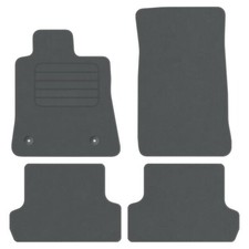 Velours Fußmatten für Chevrolet Camaro VI Bj. 2015 - 2023 Automatten GRAU STD