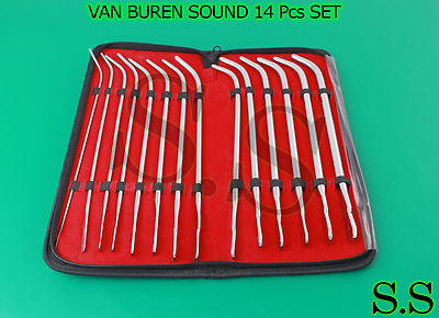 #ad VAN BUREN SOUND 14 Pcs SET OB Gyn Surgical Instruments $27.80