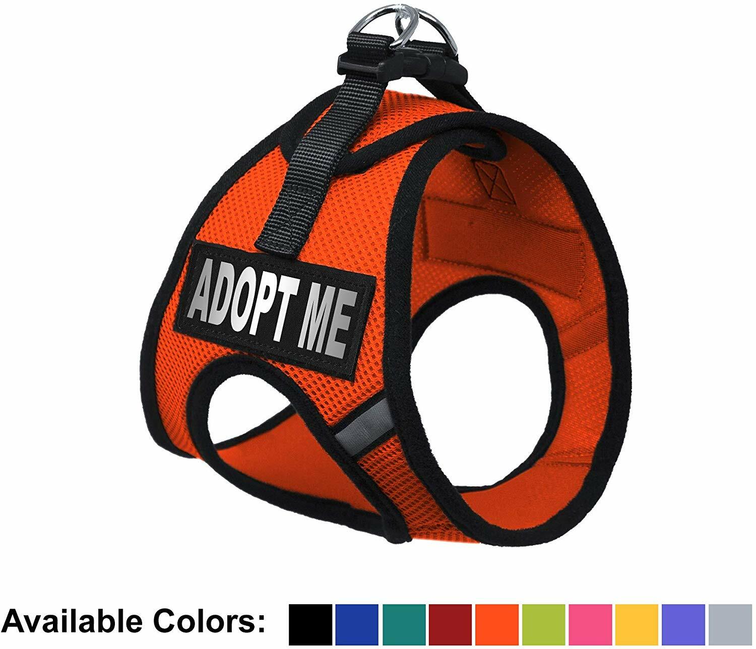 Adopt Me Dog Vest Step In Soft Mesh No Pull Harness For Small Medium