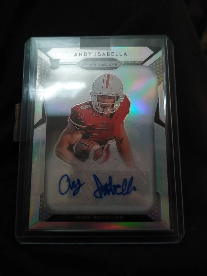 Andy Isabella 2019 Prizm Draft Picks Silver Auto Buffalo Bills Rookie Autograph - Image 3 of 4