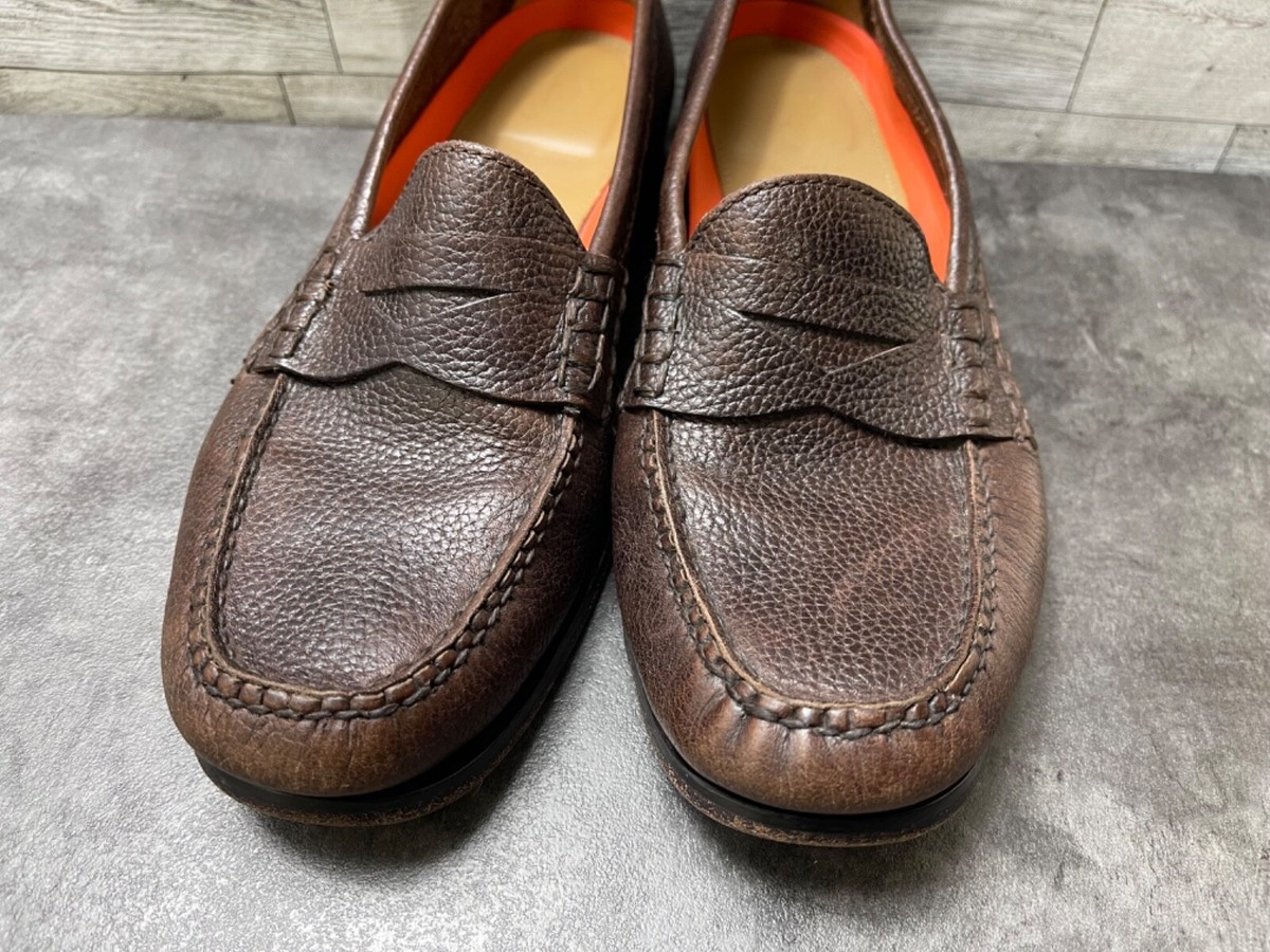 Cole Haan Penny Loafers Men 9.5M Pinch Grand O.S Shoes Brown  display picture 1
