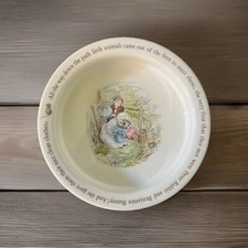 Beatrix Potter Wedgwood Mrs. Tiggy-Winkle Bowl In Excellent Condition 