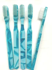 5-PACK FUN Vintage NEW Designer Toothbrush  By Alan Stuart New York