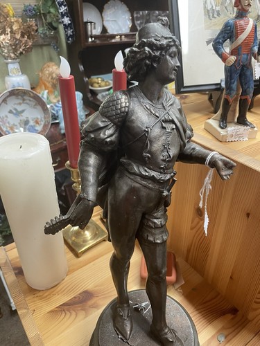Spelter Mandolin Player Crack In Base And Missing A Few Fingers… - Picture 5 of 9