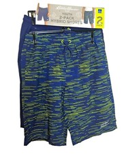 Eddie Bauer Youth 2-Pack Hybrid Short See Description for Sizes  Colors 