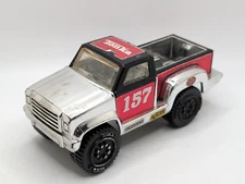 Vintage 1979 Tonka Silver Chrome and Black 157 Pick-Up Truck 6 Inch Vehicle