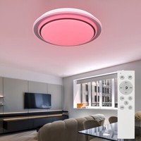 Deckenlampe Schlafzimmerlampe Led Dimmbar Farbwechsler Nachtlicht Fernbedienung
