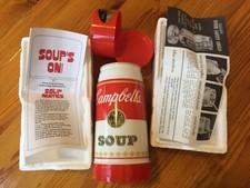 UNUSED Vintage CAMPBELL'S SOUP PLASTIC 10 OZ ALADDIN 7 1/2" HIGH THERMOS NWT Box