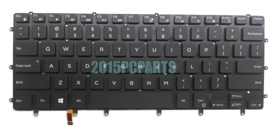 Nuevo para teclado retroiluminado Dell XPS 15 9550 9560 9570 7590 EE. UU. 0GDT9F Foto 2 de 4