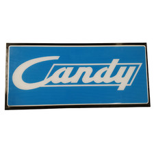 Insegna pubblicitaria luminosa CANDY Targa neon elettrodomestici vintage anni 80