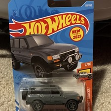 Hot Wheels 1:64 Toyota Land Cruiser 80 Truck HW Hot Trucks 2021 Gray