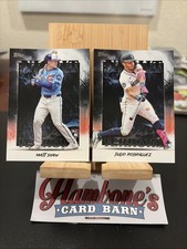 2025 Topps Night Terrors Matt Shaw Julio Rodriguez 2 Card Lot